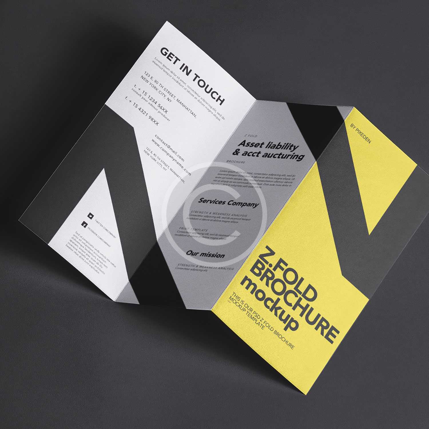 Cool brochure mockup